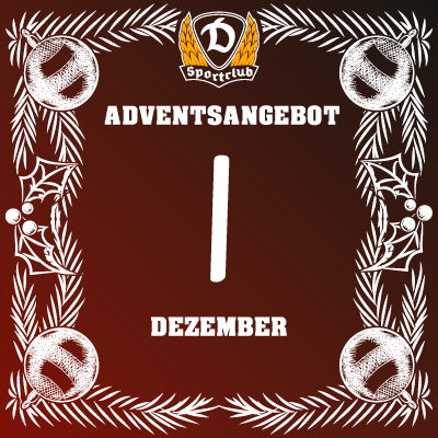 Adventsangebot am 01.12.2025 im SC Dynamo Berlin Onlineshop